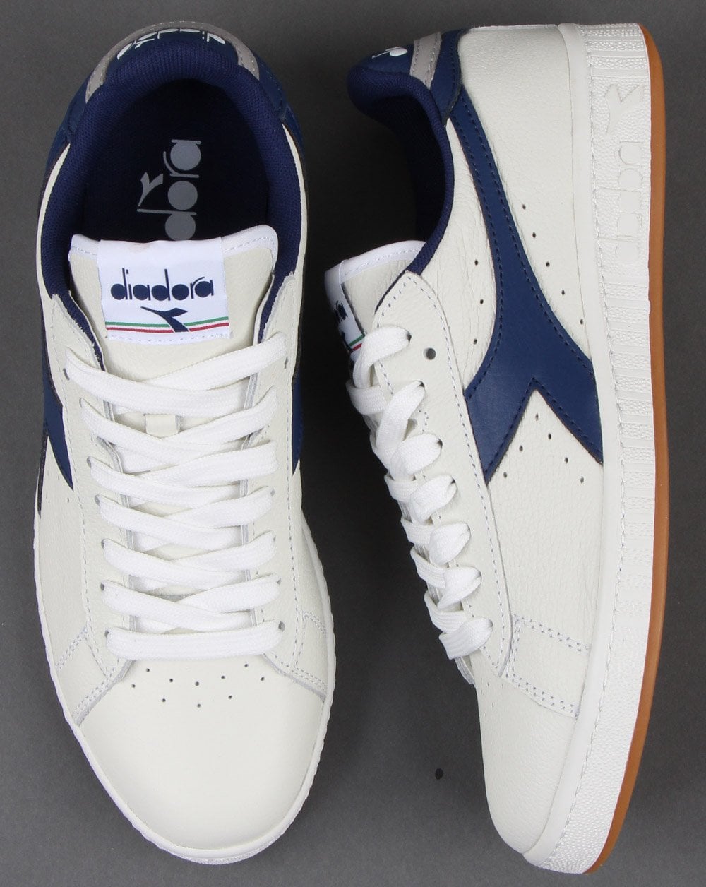 Diadora Game L Low Trainers White/blue
