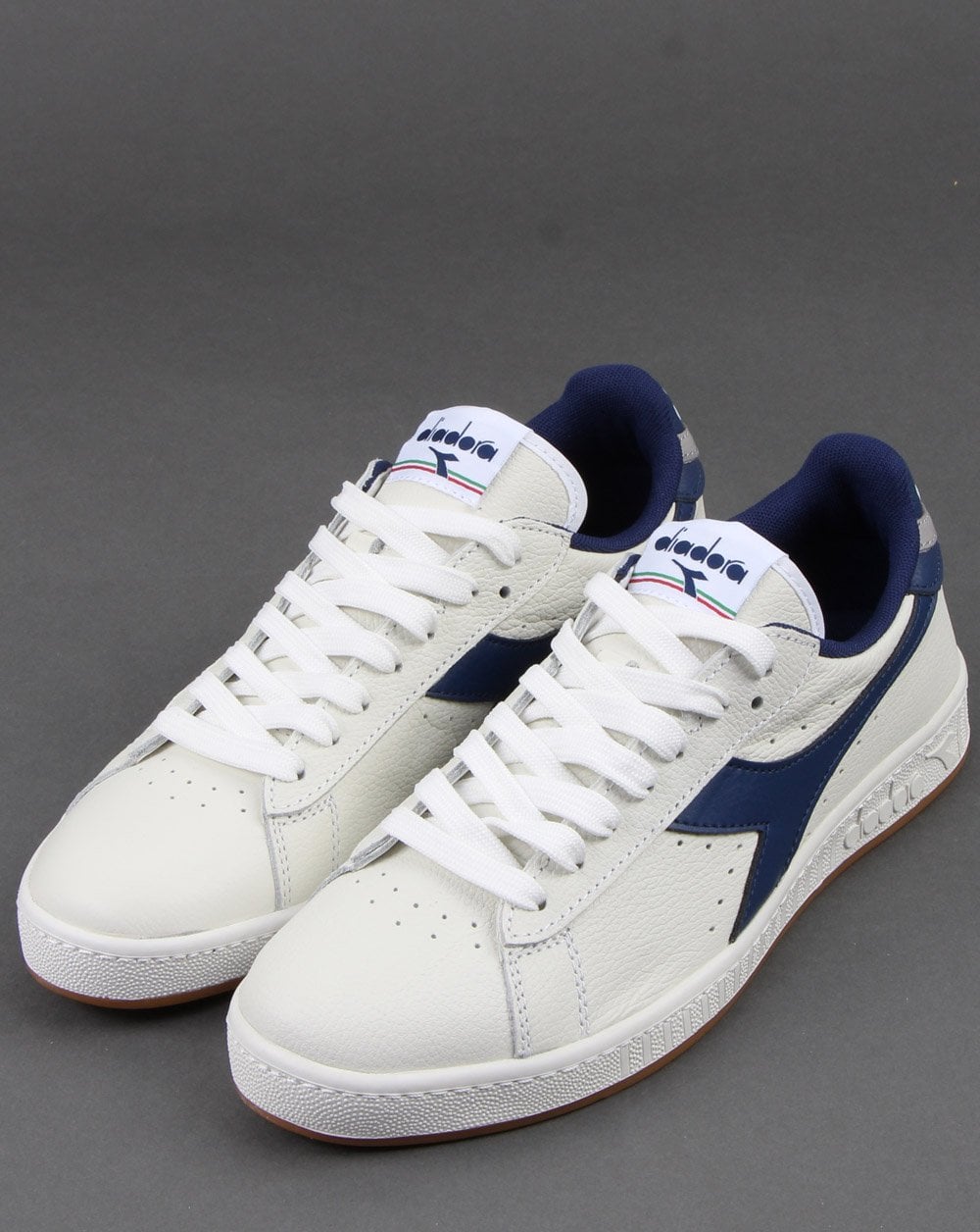 Diadora Game L Low Trainers White/blue