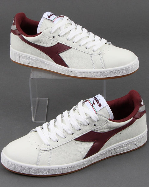 Diadora Game L Low Trainers White/port