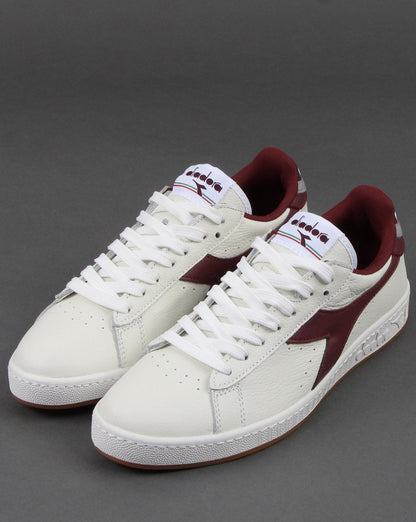 Diadora Game L Low Trainers White/port
