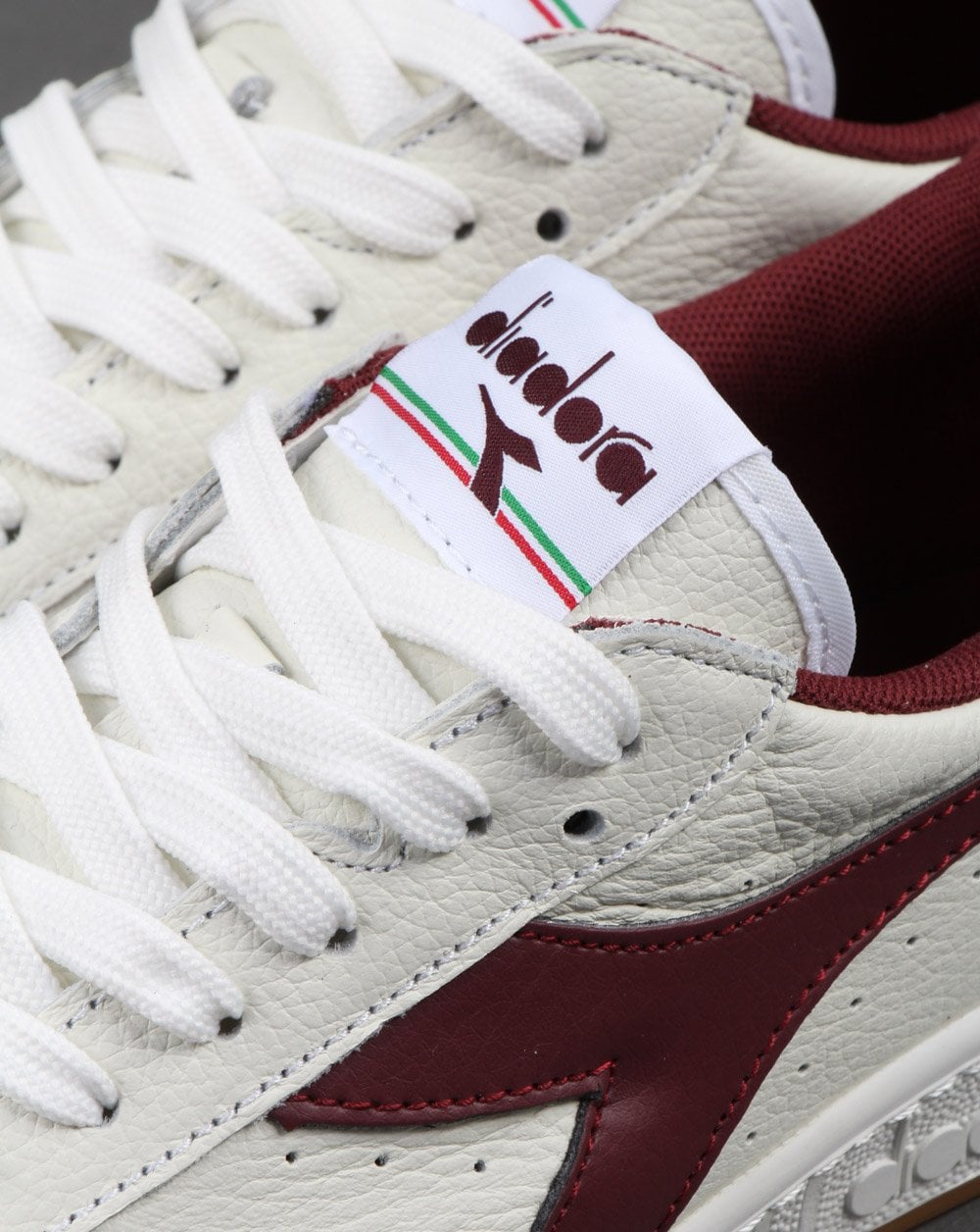 Diadora Game L Low Trainers White/port