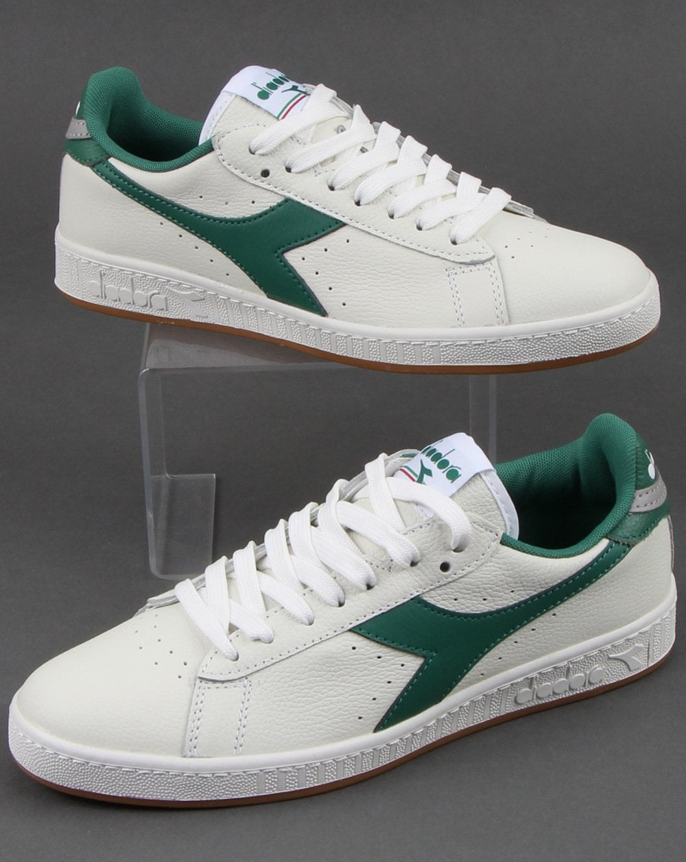 Diadora Game L Low Trainers White/green