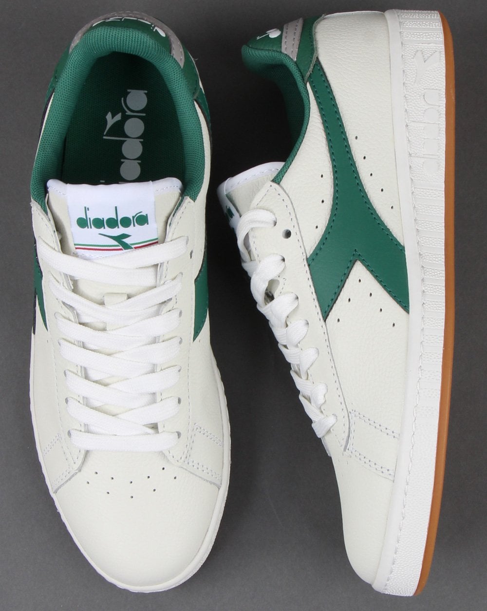 Diadora Game L Low Trainers White/green
