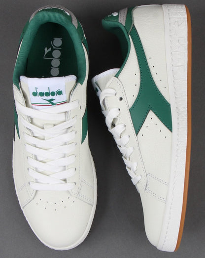 Diadora Game L Low Trainers White/green