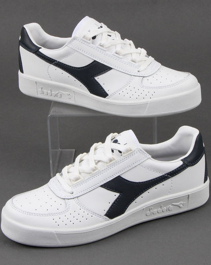 Diadora B. Elite Trainers White/Denim Blue