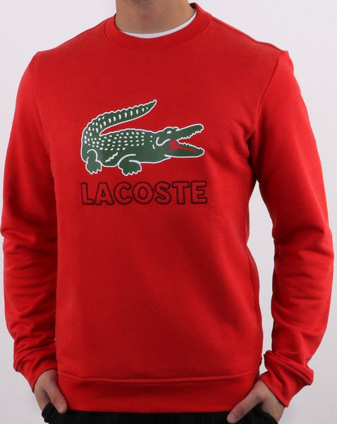 Lacoste Logo Sweatshirt Red