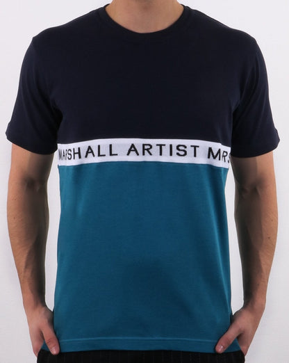 Marshall Artist Maglia Short Sleeve T-shirt Navy Teal