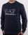 Emporio Armani EA7 Large Logo Sweatshirt Navy