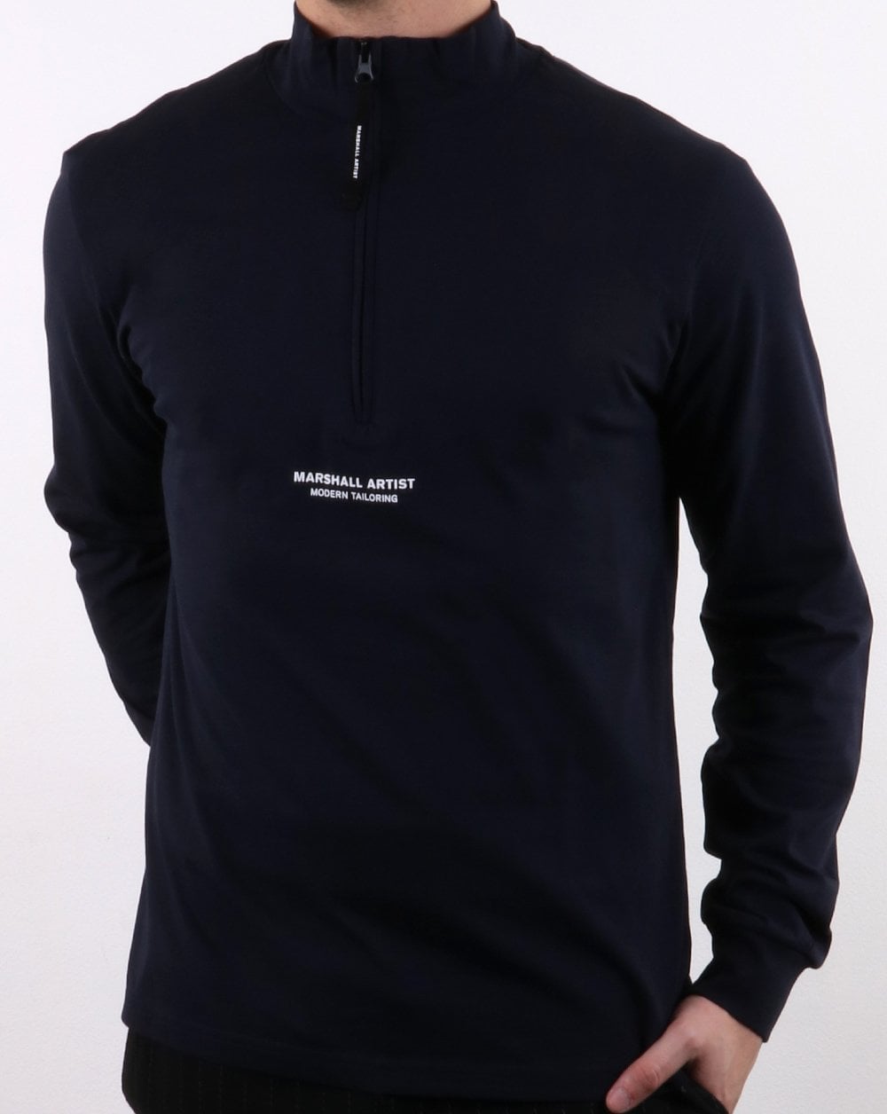 Marshall Artist Siren Funnel Neck Navy