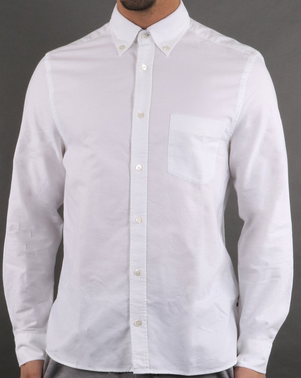 Aquascutum Bevan Oxford Shirt White