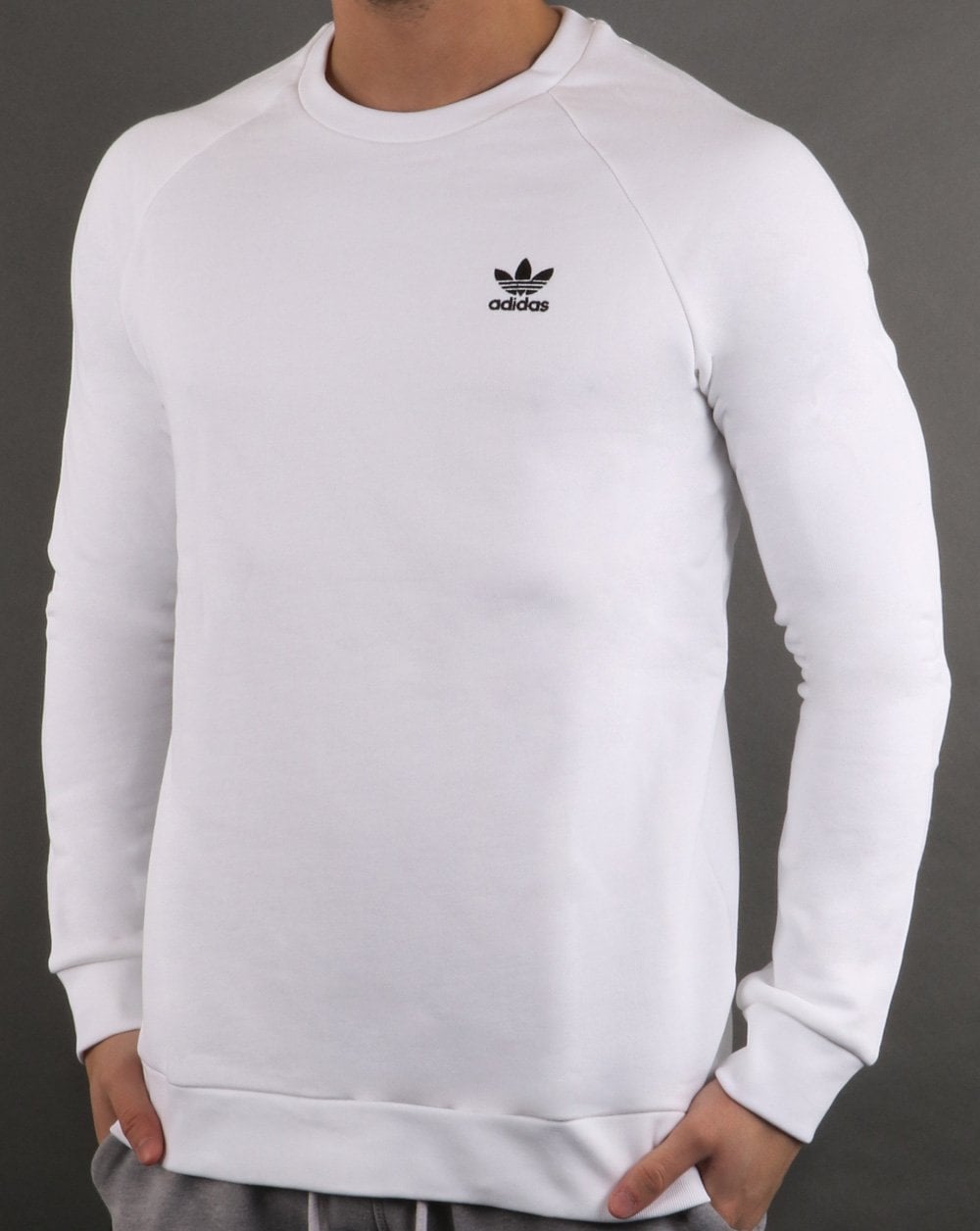 Adidas Originals Essential Crew Sweat White