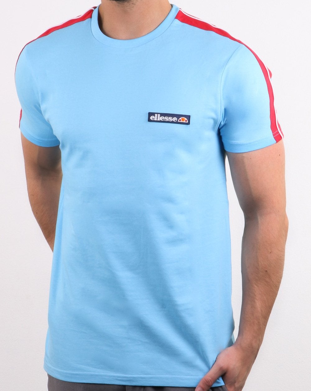 Ellesse Pianto T Shirt Light Blue