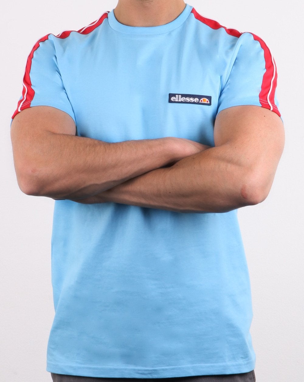 Ellesse Pianto T Shirt Light Blue