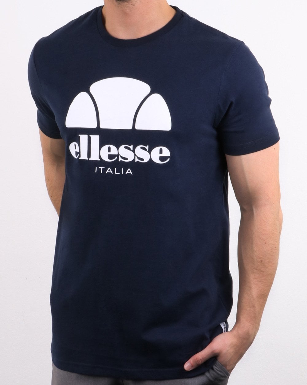 Ellesse Italia Luca T Shirt Navy