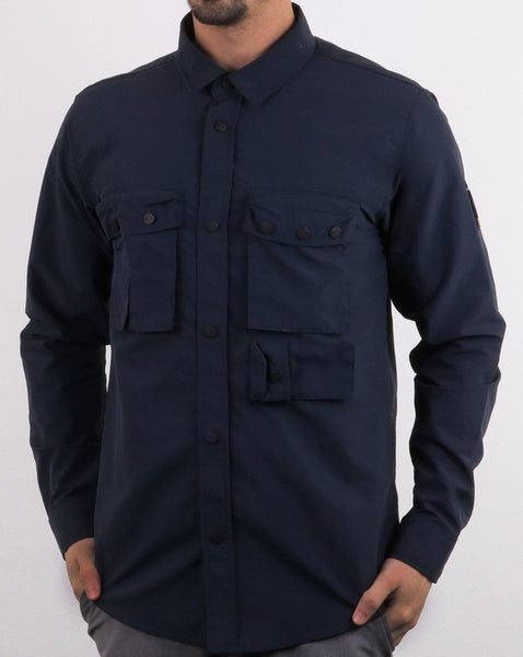 Marshall Artist Hiking Overshirt Navy
