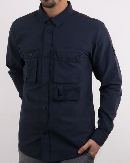 Marshall Artist Hiking Overshirt Navy