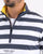 Marshall Artist Boating Stripe Funnel Neck Navy/white