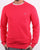 Gant Pique Crew Neck Jumper Watermelon Red