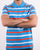 Lacoste Striped Polo Shirt Blue/White