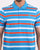 Lacoste Striped Polo Shirt Blue/White