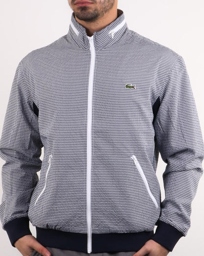 Lacoste Funnel Neck Jacket Navy/white