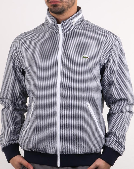 Lacoste Lacoste Funnel Neck Jacket Navy/white