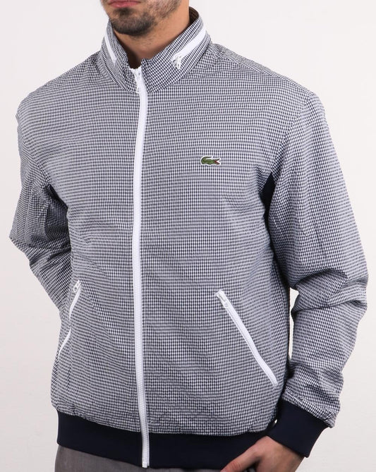 Lacoste Lacoste Funnel Neck Jacket Navy/white