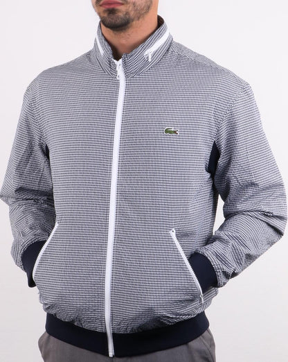 Lacoste Funnel Neck Jacket Navy/white