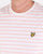 Lyle And Scott Breton Stripe T-shirt White/Pink