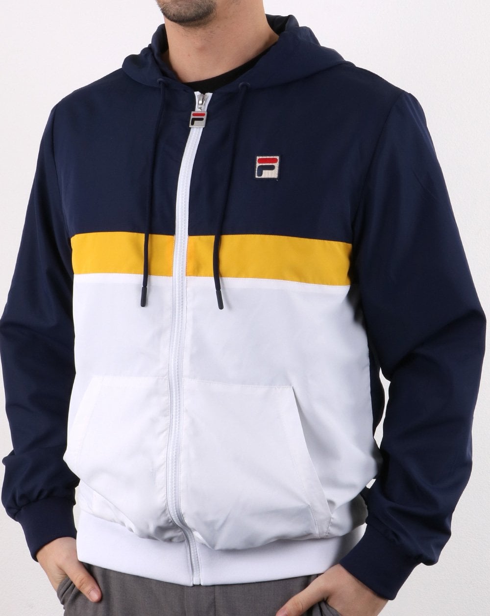 Fila Vintage Ambrose Jacket Navy/White/Gold