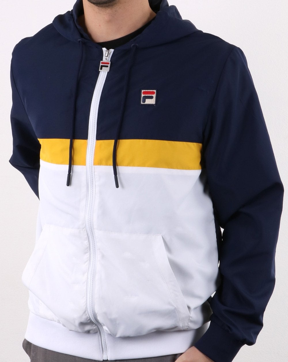Fila Vintage Ambrose Jacket Navy/White/Gold