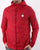 Pretty Green Lightweight Zip Up Hooded Jacket Red