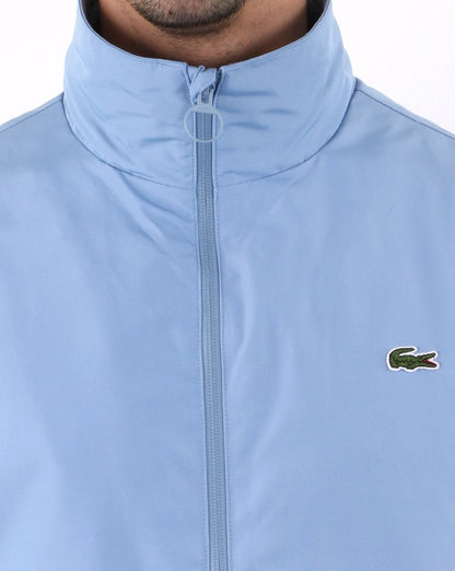Lacoste Jacket Concealed Hood Sky Blue