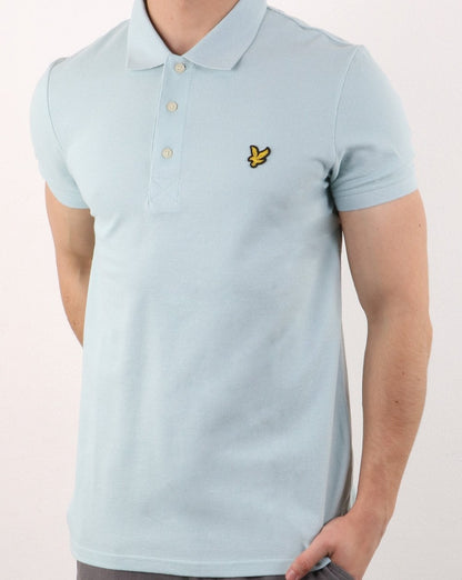 Lyle And Scott Polo Shirt Light Blue Shore