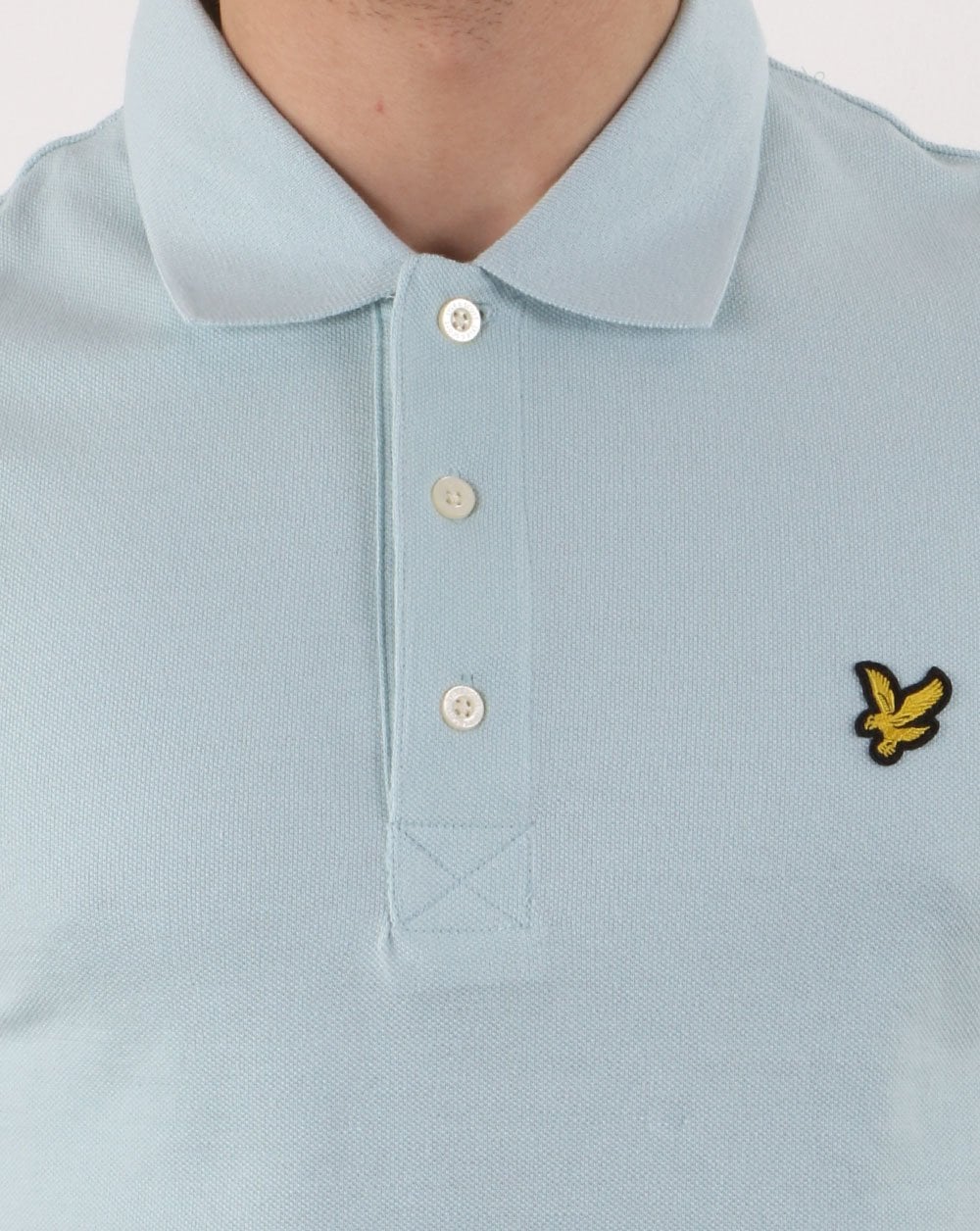 Lyle And Scott Polo Shirt Light Blue Shore