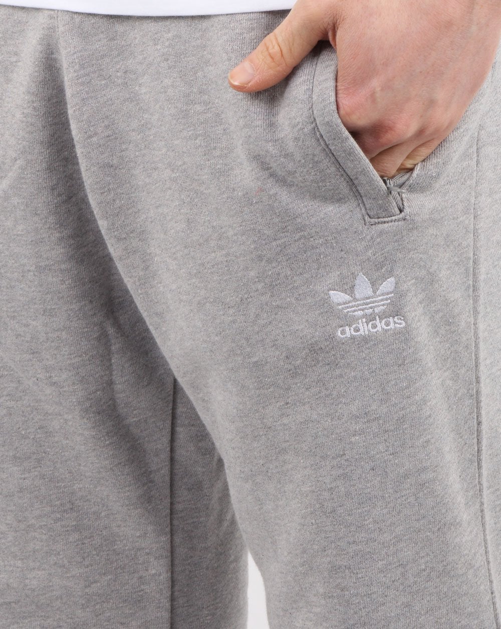 Adidas Originals Trefoil Joggers Grey Heather