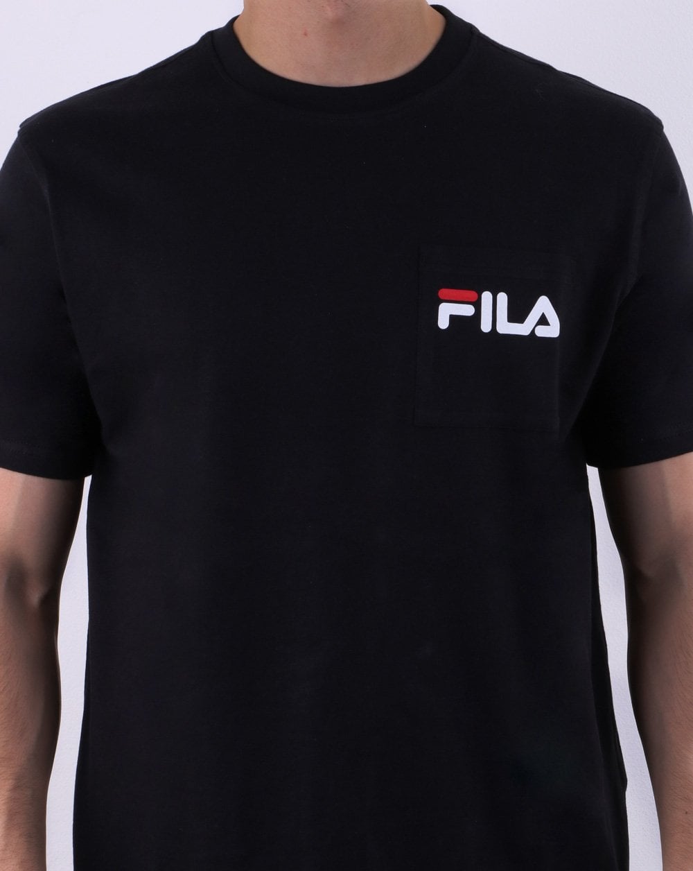 Fila Vintage Curtis Pocket T Shirt Black