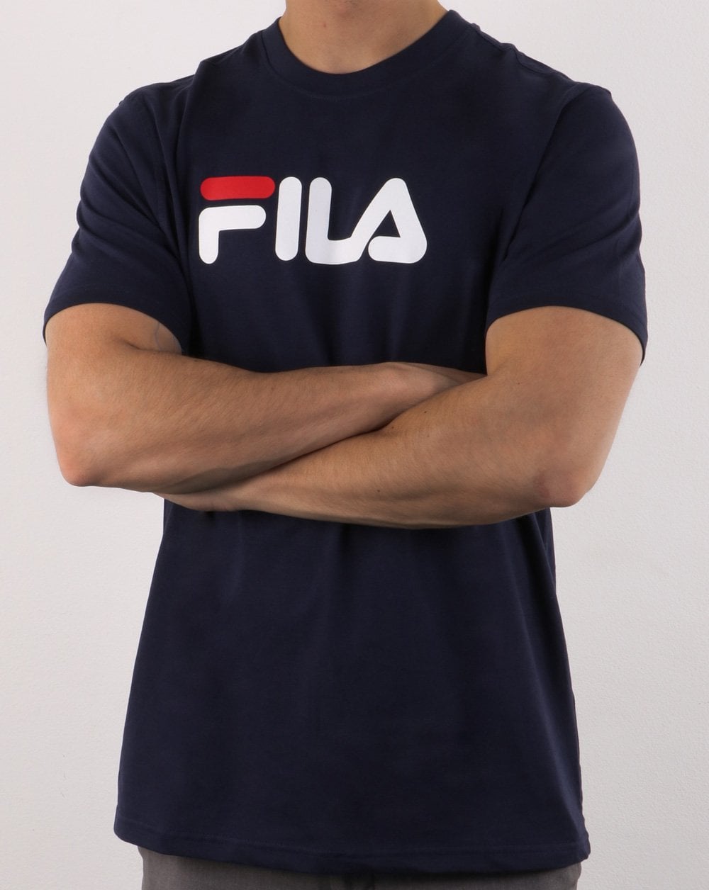 Fila Vintage Eagle T Shirt Navy