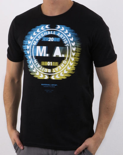 Marshall Artist Molecular Graphic T-shirt Black