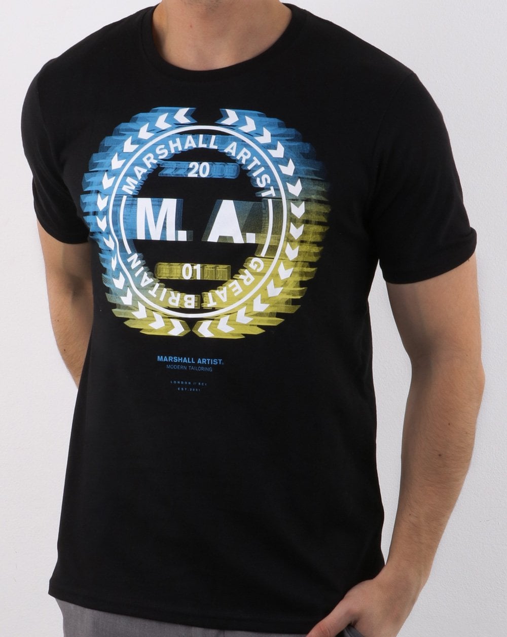 Marshall Artist Molecular Graphic T-shirt Black
