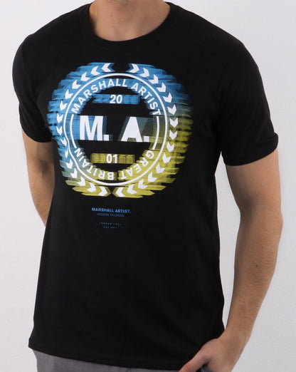 Marshall Artist Molecular Graphic T-shirt Black