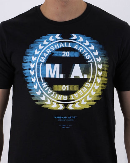 Marshall Artist Molecular Graphic T-shirt Black