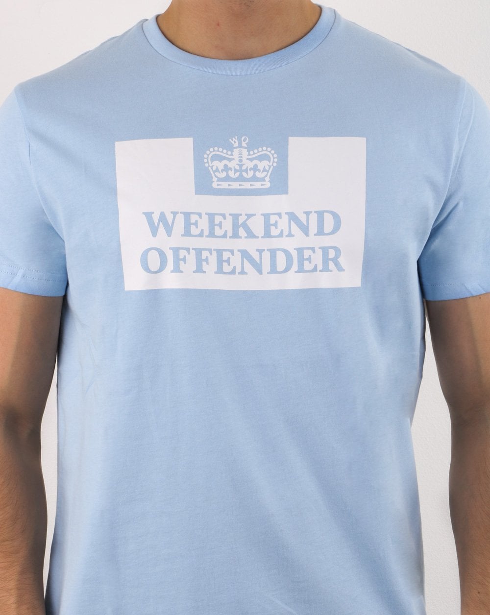 Weekend Offender Prison T-shirt Sky Blue