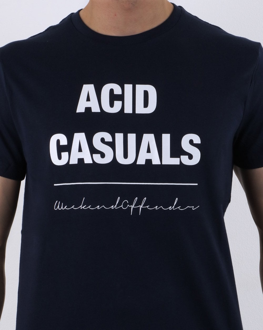Weekend Offender Acid Casuals T-shirt Navy