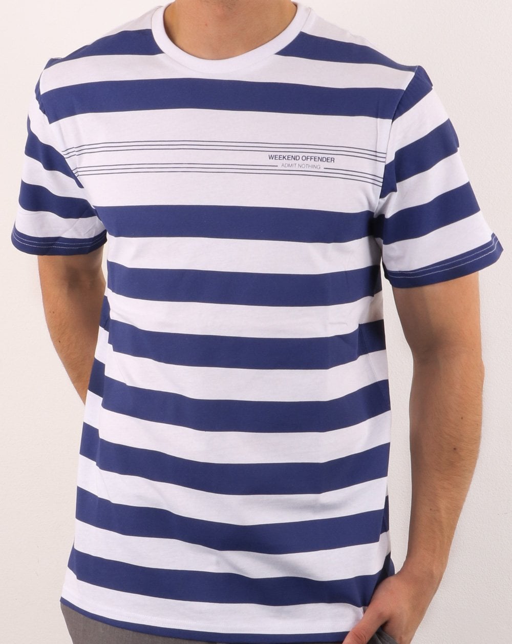 Weekend Offender Stripes T-shirt White