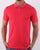 Gant Contrast Collar Polo Shirt Fuscha Pink
