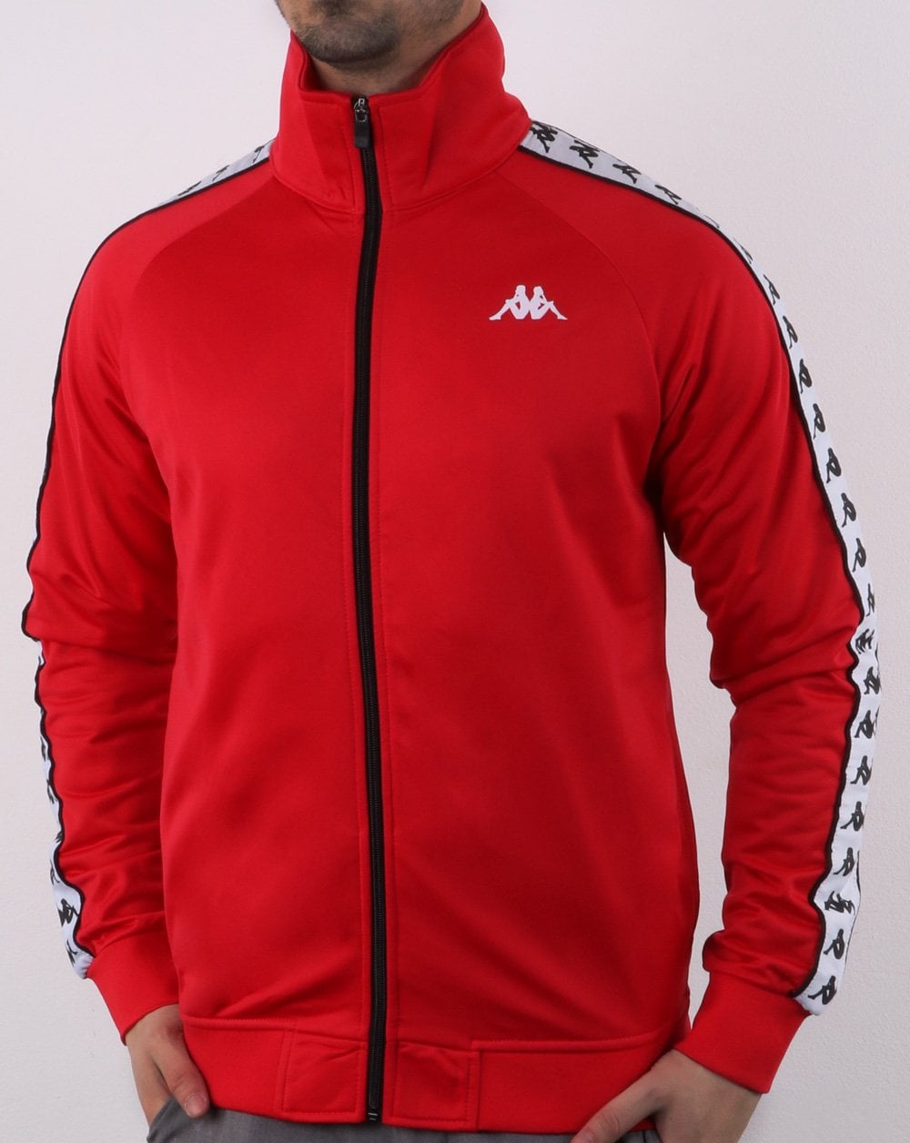 Kappa Anniston Banda Jacket Red/White
