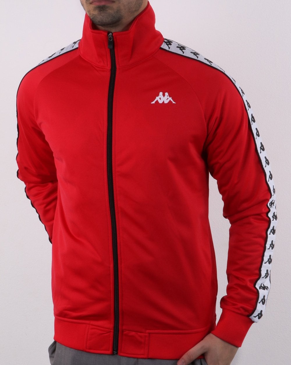 Kappa Anniston Banda Jacket Red/White