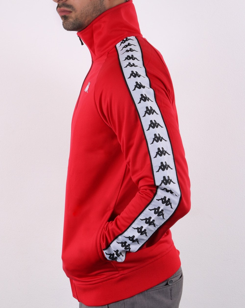 Kappa Anniston Banda Jacket Red/White