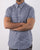 Ben Sherman Gingham Short Sleeve Shirt Dark Blue